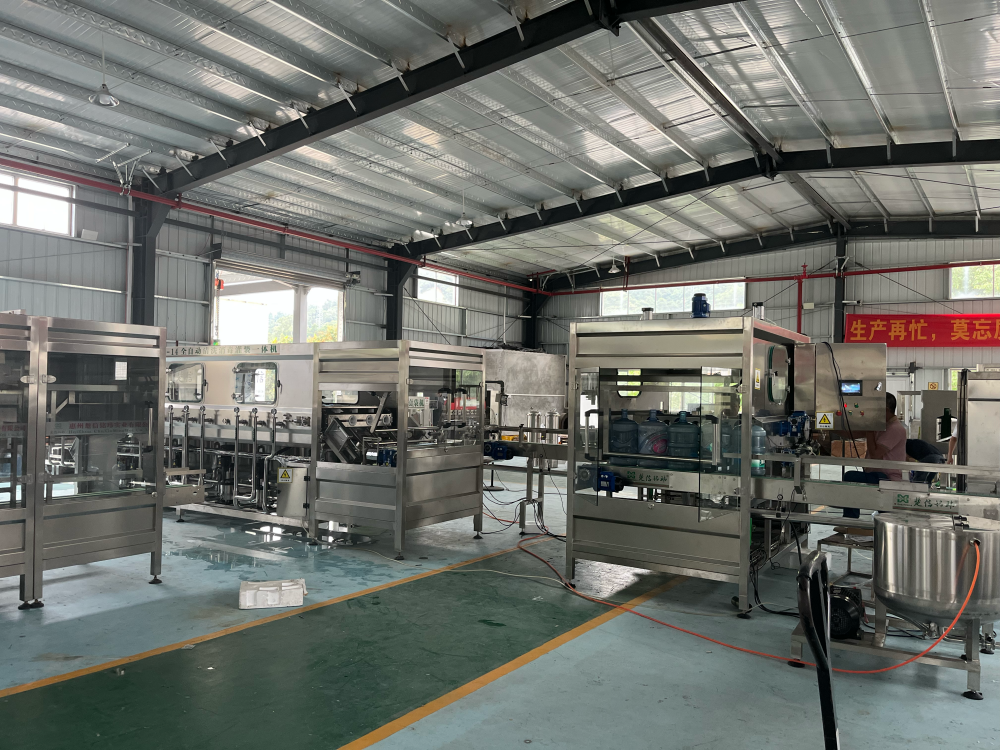 Fully Automatic Barrel Filling Line (Wash-Fill-Seal Integrated System)
